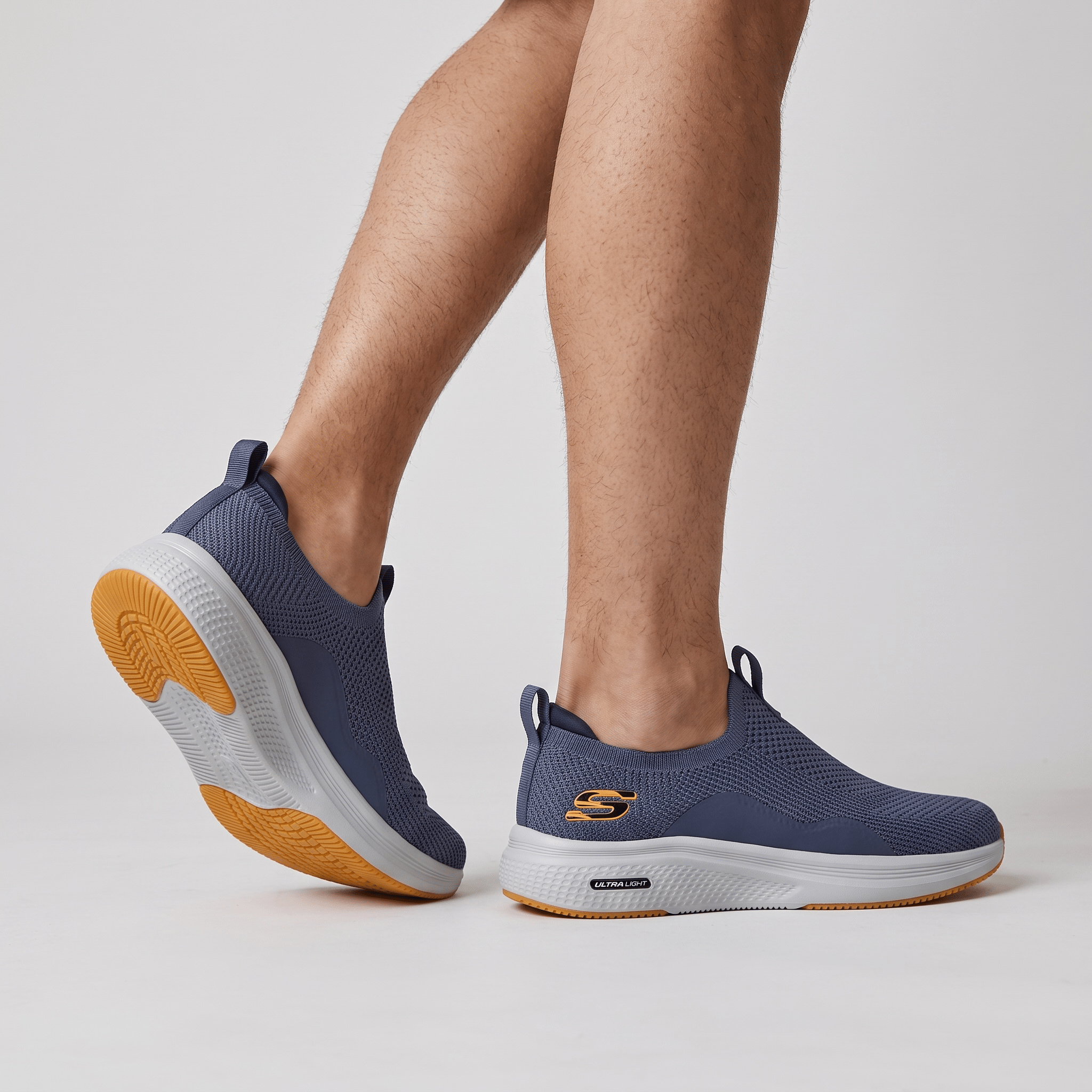 👟 Skechers Ultra Light Slip-On Sneakers – Slate Blue