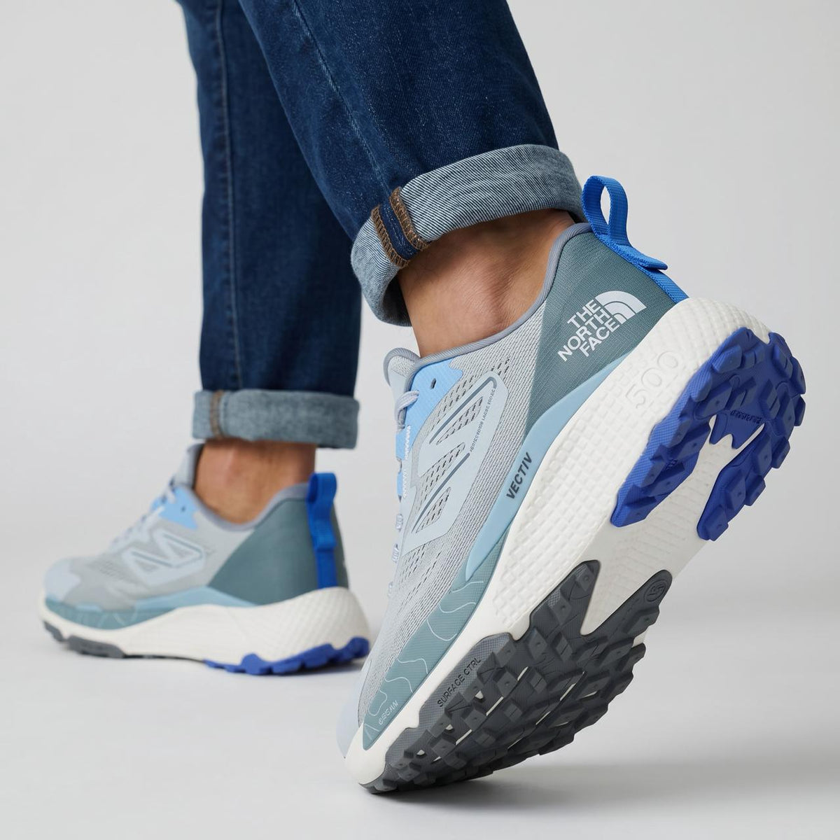 👟 The North Face VECTIV™ Trail Running Shoes – Grey & Blue