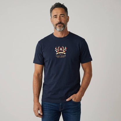 Tommy Hilfiger Heritage Crest T-Shirt – Navy Blue Edition 🇺🇸✨