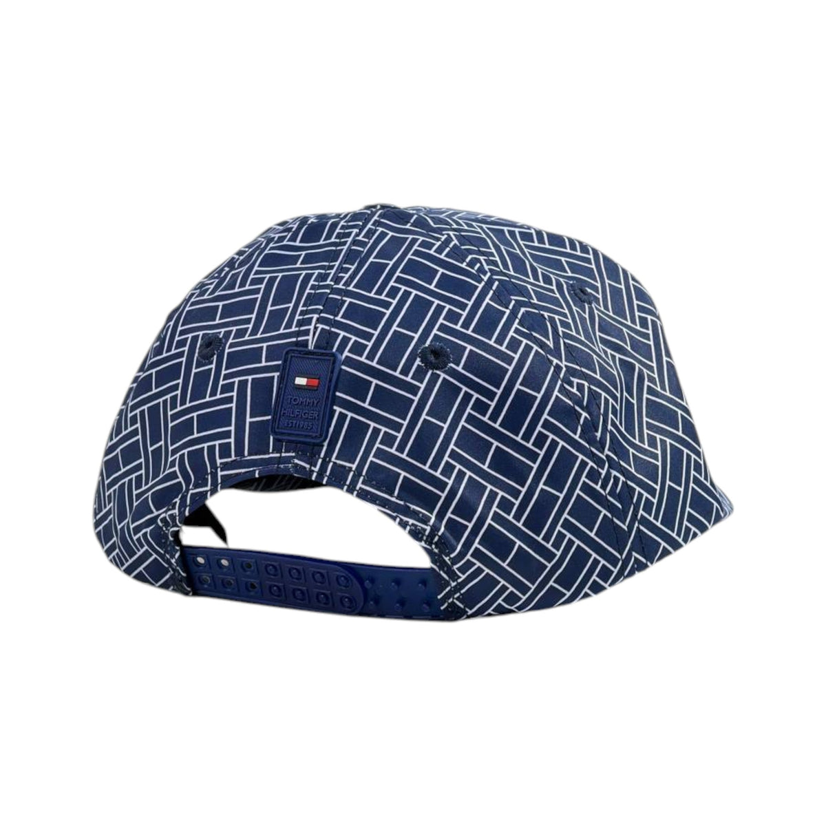 🧢 Tommy Hilfiger Navy Pattern Cap | Classic Street Style 🔵