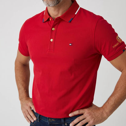 Tommy Hilfiger Premium Polo – Red Edition ❤️🇺🇸
