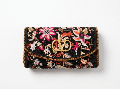 Valentino Floral Embroidered Shoulder Bag 🌸✨