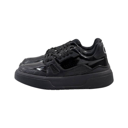 🖤 Valentino Garavani All-Black Platform Sneakers 👟🔥