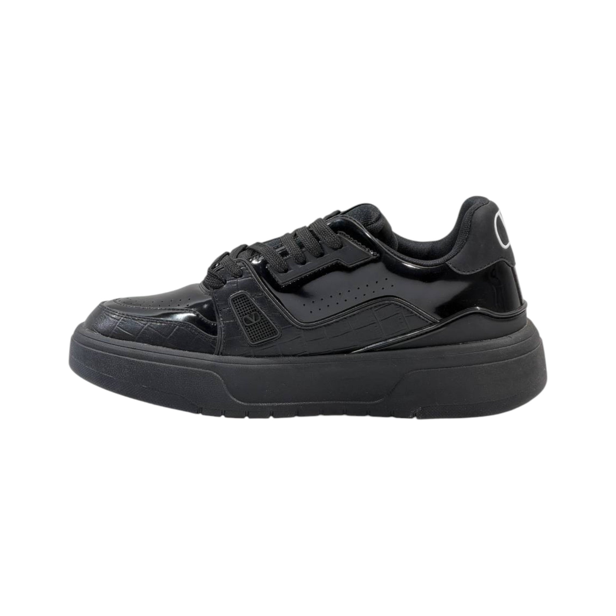 🖤 Valentino Garavani All-Black Platform Sneakers 👟🔥