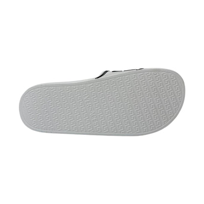 🤍 Versace Jeans Couture White Logo Slides – Luxury Minimalist Summer Essential ✨